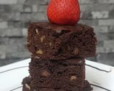A picture of step 6 of Brownie cake.