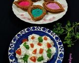 A picture of step 5 of Dahi Phulki.