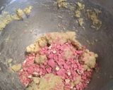 Une image de l'étape 2 de Cookies à la praline rose.