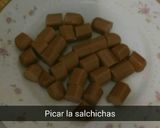 Foto del paso 3 de la receta: Bolita de papa rellena de salchicha y queso
