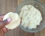 A picture of step 7 of Farali Pattice.