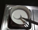 A picture of step 1 of Suji ka halwa.
