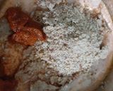 A picture of step 1 of Masoor Dal Paneer Stuffed Dhokla.