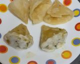 A picture of step 3 of Savory Mini Cones (appetizer).