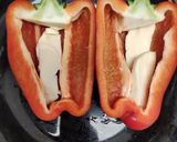 Foto del paso 2 de la receta: Pimiento rojo relleno asado "freidora de aire"