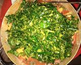 A picture of step 2 of Yam porridge (Akpete).