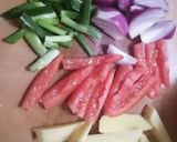 Foto del paso 1 de la receta: Lomo saltado