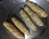A picture of step 3 of Leftover Puri Sticks.