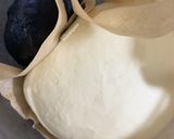 Foto langkah ke 4 dari resep Roti Tawar Shokupan Ala Jepang Lembut Motif Sapi.