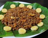 A picture of step 5 of Sweetened Poha.