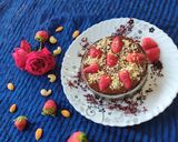 A picture of step 3 of Chocolate strawberry tart.