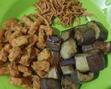 Foto langkah ke 2 dari resep Sambal Terong Tempe Teri.