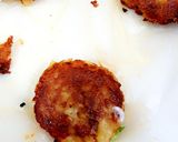 A picture of step 1 of Aloo tikki chaat.