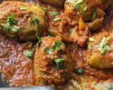 A picture of step 9 of Stuffed Parwal masala / Pointed gourd gravy.