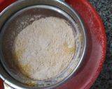 A picture of step 4 of Banana Orange Cake.