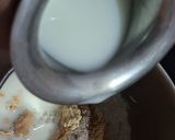 A picture of step 2 of Protein rich Sattu Buttermilk with Gond katira (liquid diet).