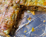 Foto del paso 6 de la receta: Lasaña de puerros, setas shiitake, ajo negro, carne