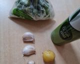 Foto del paso 1 de la receta: Habas tiernas salteadas con ajo 🫛🫒🧄🧂