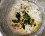 A picture of step 4 of Curd rice.