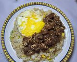 Foto langkah ke 8 dari resep Tapsilog (Sarapan Nasi Goreng Filipina).