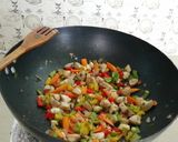 A picture of step 4 of Stir fry noodles.