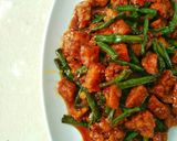 Foto langkah ke 7 dari resep Tempe Kecap Kacang Panjang.