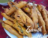 A picture of step 3 of Chilli Pakoras.