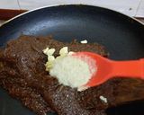 A picture of step 4 of Nendran banana halwa.