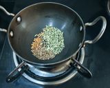A picture of step 3 of Instant Green Chilli Pickle.