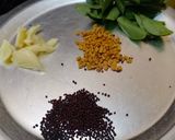 A picture of step 1 of Seer fish head mango curry(vanjiram thalai maangaai kulambu).