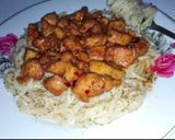 A picture of step 9 of White sauce pasta with schezwan chicken.