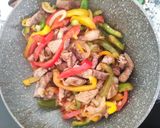 Foto del paso 4 de la receta: Arroz Basmati con Ternera, Pimientos, Cebolla, Cherrys y Yakiniku