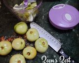 A picture of step 1 of Green Tomato Chutney.
