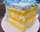 Hình bước làm 8 của món Bánh sinh nhật nhân sầu riêng