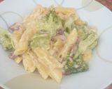 Foto del paso 5 de la receta: Rigatoni con brócoli, panceta y queso fundido