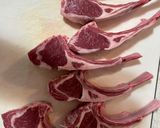 A picture of step 1 of Parmesan Crusted Lamb Chops (Long Horn copycat).