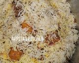 অল্প তেলে কলকাতা স্টাইলে চিকেন বিরিয়ানি (kolkata style chicken biryani recipe in Bengali) রেসিপি ধাপ - 9 ছবি