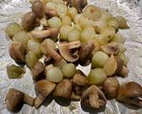 A picture of step 8 of Coq Au Vin.