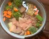 Foto del paso 1 de la receta: Sopita de verduras y pollo