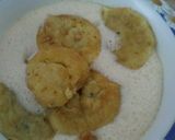A picture of step 5 of Namkeen dahi bary.