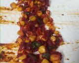 A picture of step 4 of Stuffed Beetroot Corns sandwich in Paneer Slices.