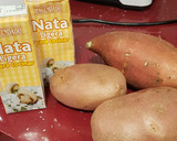 Foto del paso 3 de la receta: Pollo a la crema con boniato y patatas