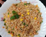 A picture of step 8 of Corn fried rice.