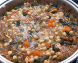 Foto del paso 6 de la receta: Potaje de garbanzos con espinacas y mejillones