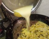 A picture of step 3 of Leftover boondi raita kadhi.