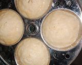 A picture of step 2 of Rava idli.