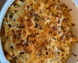 A picture of step 3 of Mac n cheese.