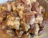 A picture of step 1 of Pork Adobo.