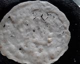A picture of step 4 of Neer Dosa.