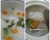 Foto langkah ke 3 dari resep Bubur Tim Brokoli dan Wortel MPASI 7m+.